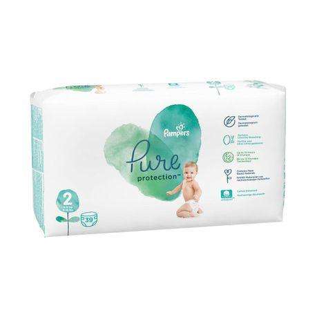 Pampers Pure Protection Nappies x 3 Packs (114 Nappies) SIZE 2 (4-8KG)