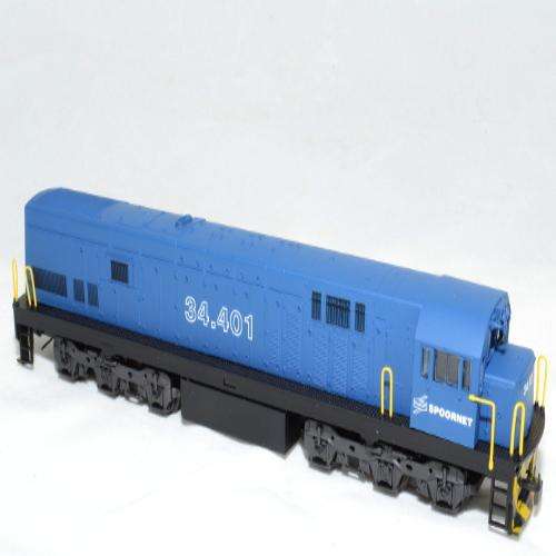 Frateschi : Spoornet Blue Class 34 Diesel Loco - Powered  (HO)