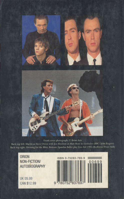 MARTING KEMP (Spandau Ballet) - True - Autobiography - NEW
