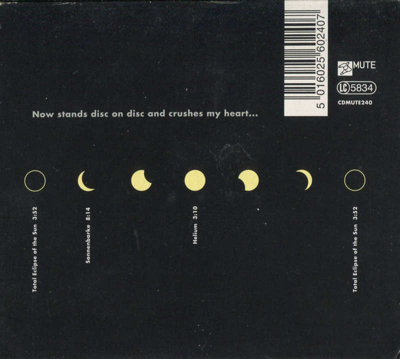 Einstuerzende Neubauten - Total Eclipse Of The Sun - Import CD - CDMUTE240