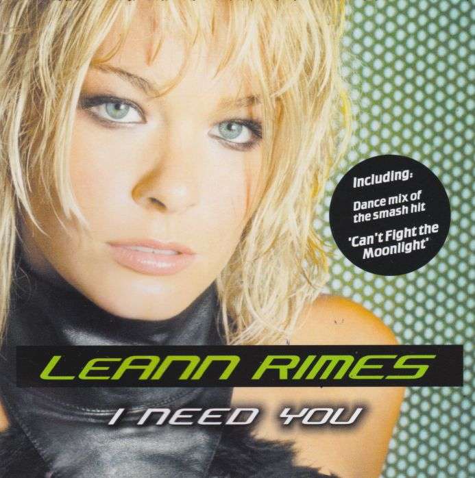 LEANN RIMES - I Need You -  South African CD - CDCURB(WF)032