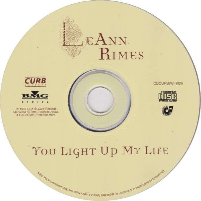 LEANN RIMES - You Light Up My Life (Inspirational Songs) - South African CD - CDCURB(WF