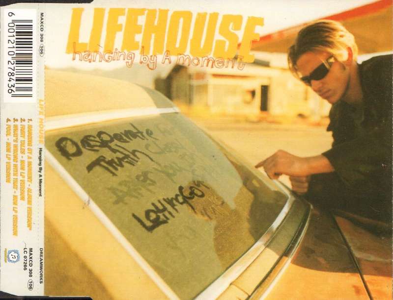 LIFEHOUSE - Hanging By A Moment - South African CD Single - MAXCD308