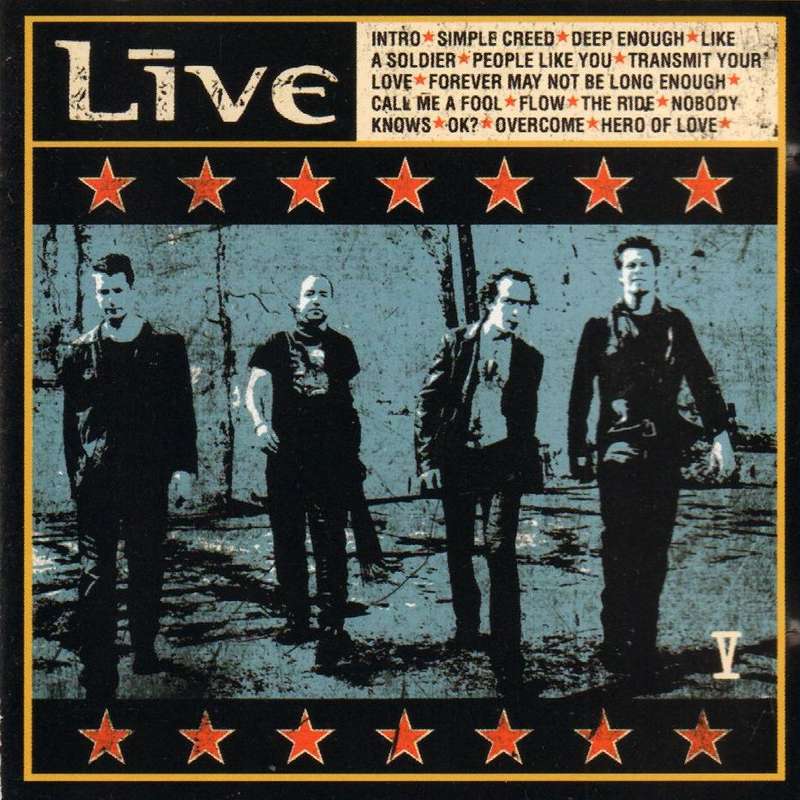 LIVE - V - Out of Print South African CD - STARCD6668