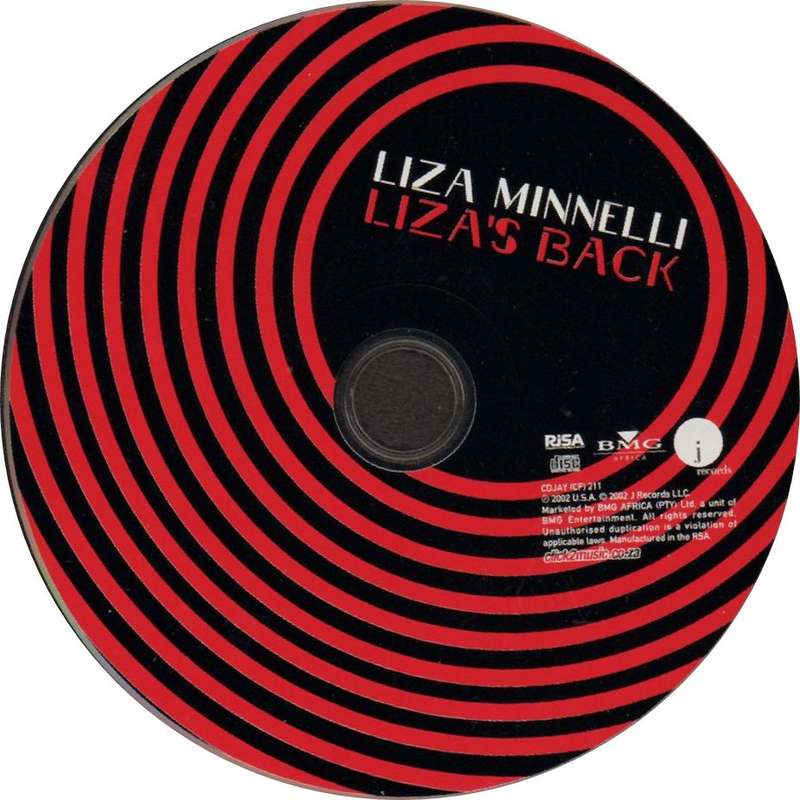 LIZA MINNELLI - Liza's Back - South African CD - CDJAY(CF)211