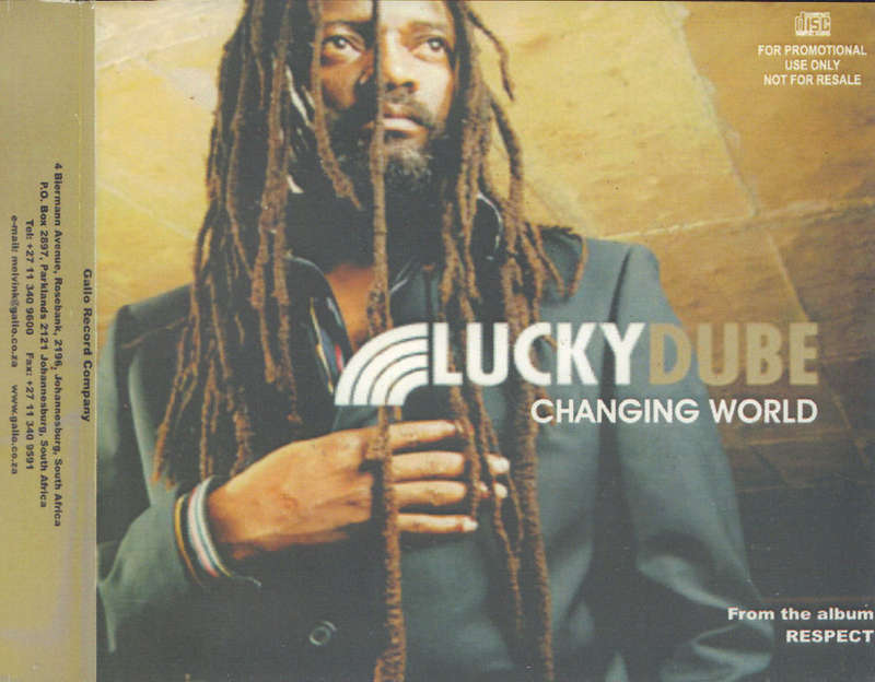 LUCKY DUBE - Changing World - Rare South African Promo CD - GRCPROMO069