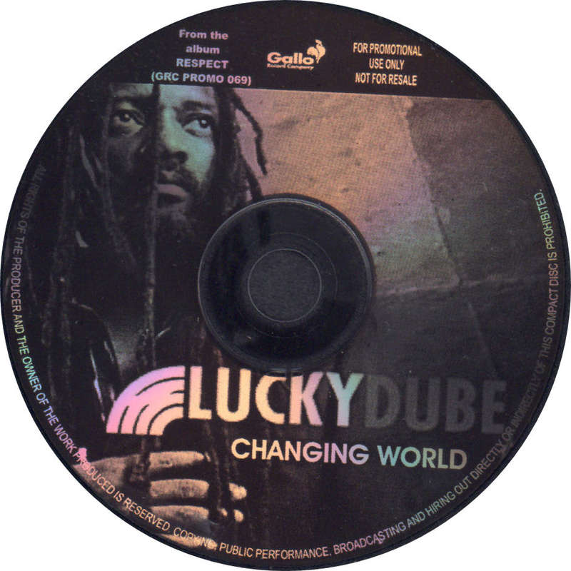 LUCKY DUBE - Changing World - Rare South African Promo CD - GRCPROMO069