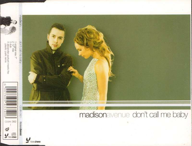 MADISON AVENUE - Dont Call Me Baby - South African CD Single  CDSIN382