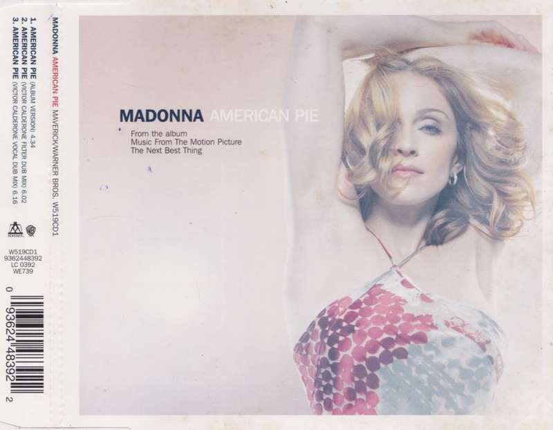 MADONNA - American Pie - Import CD Single - W519CD1