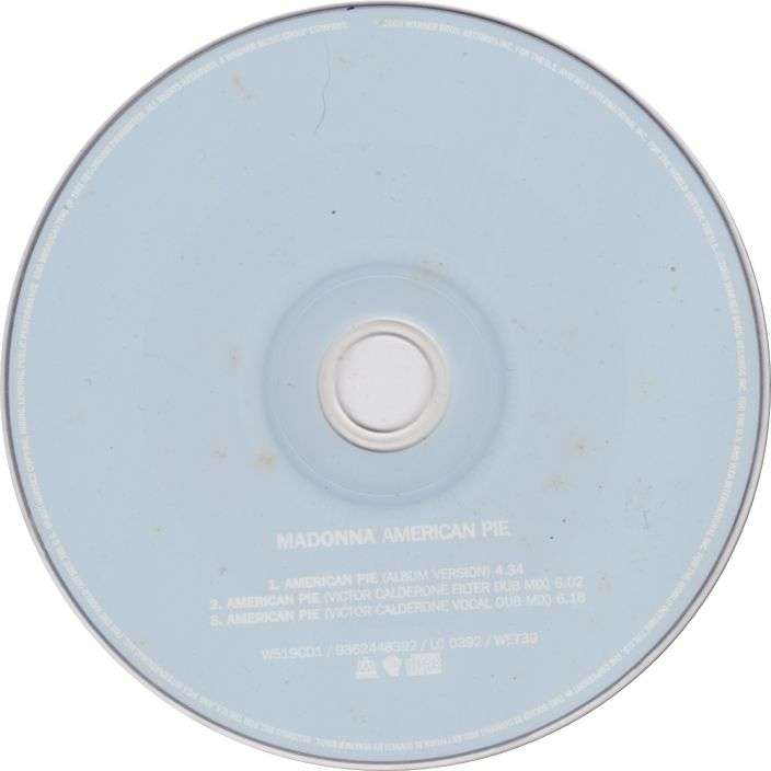 MADONNA - American Pie - Import CD Single - W519CD1