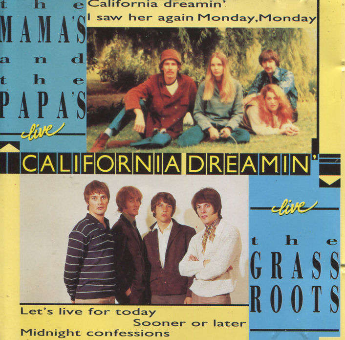 MAMAS & THE PAPAS / GRASS ROOTS - Live - Import CD - SLCD808