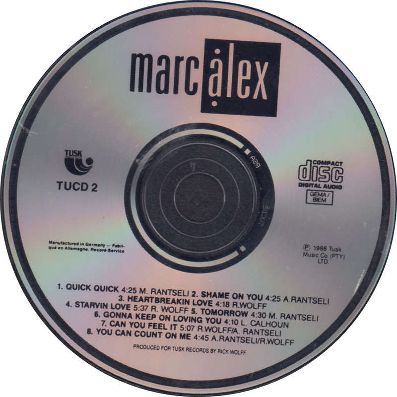 MARCALEX - Marcalex - South African CD - TUCD2