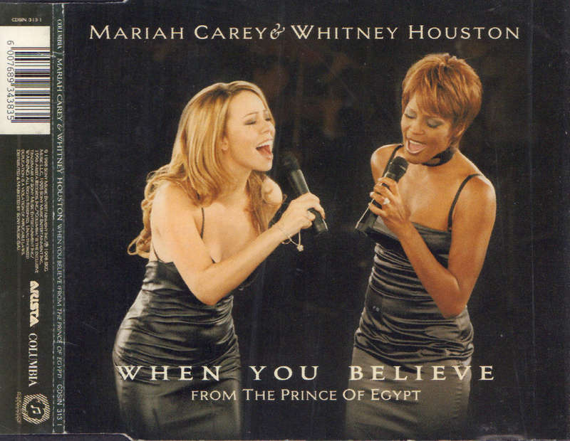 MARIAH CAREY WHITNEY HOUSTON - When You Believe - South African CD - CDSIN3131