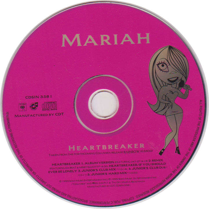 MARIAH CAREY - Heartbreaker - Out of Print South African CD - CDSIN358