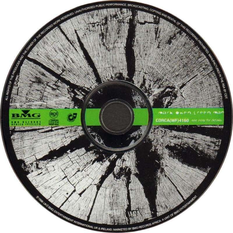 MARK OWEN TAKE THAT - Green Man - South African CD - CDRCA(WF)4160