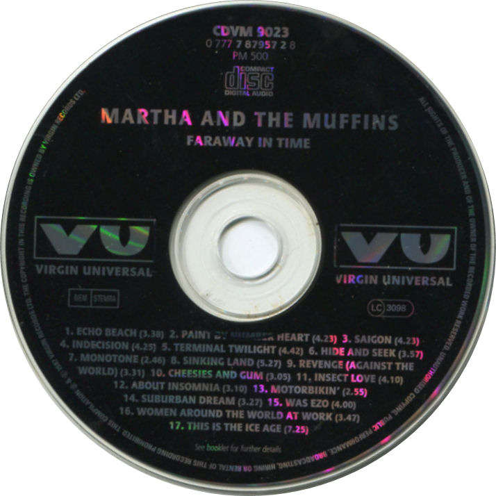 Martha And The Muffins - Far Away In Time - Import CD - CDVM 9023
