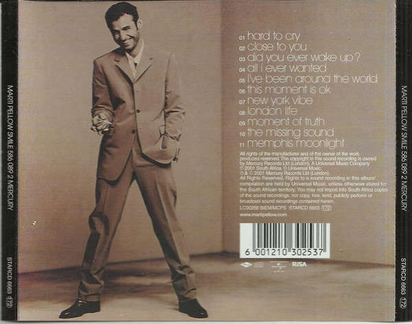 MARTI PELLOW WET WET WET - Smile - Out of Print South African CD - STARCD6663