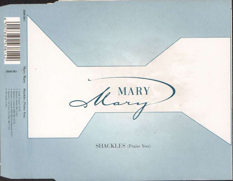 MARY MARY - Shackles (Praise You) - South African CD Single - CDSIN392