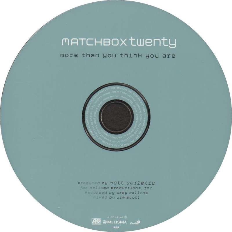 MATCHBOX TWENTY - More Than You Think You Are - South African CD - ATCD10145