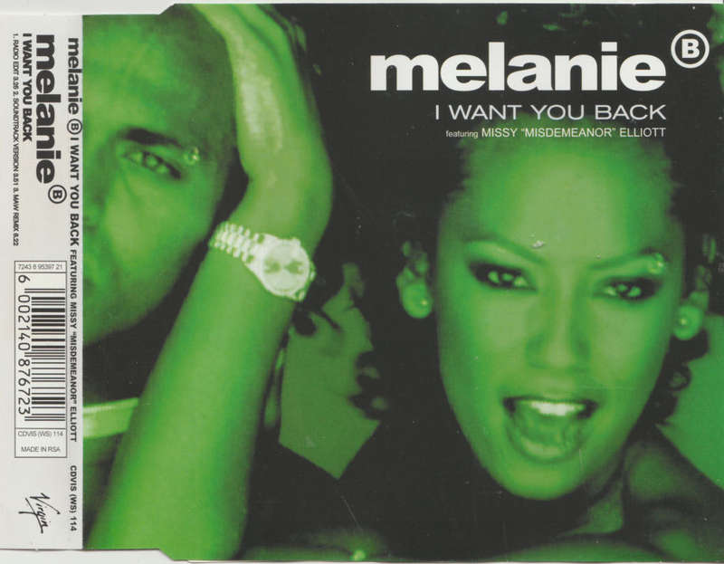 MELANIE B MISSY ELLIOTT - I Want You Back - South African CD SIngle - CDVIS(WS)14