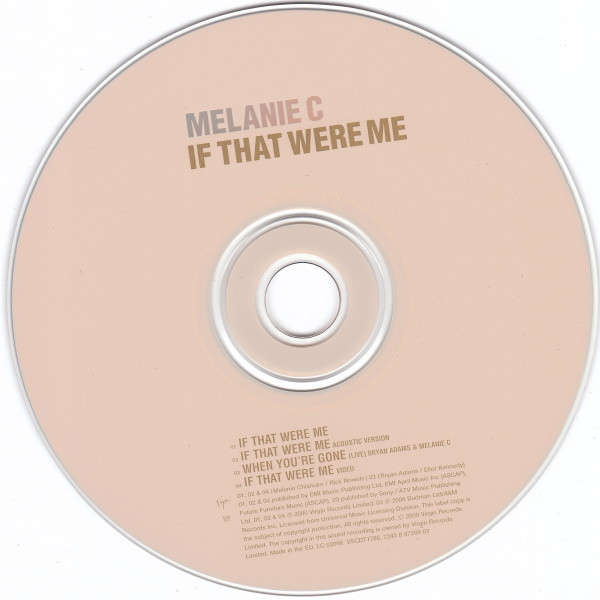 MELANIE C - If That Were Me - Import CD Single - VSCDT1786