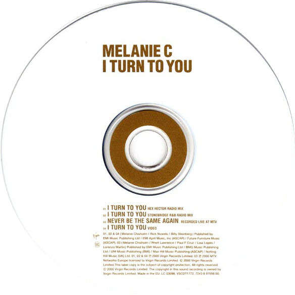 MELANIE C - I Turn To You - Import CD Single - VSCDT1772