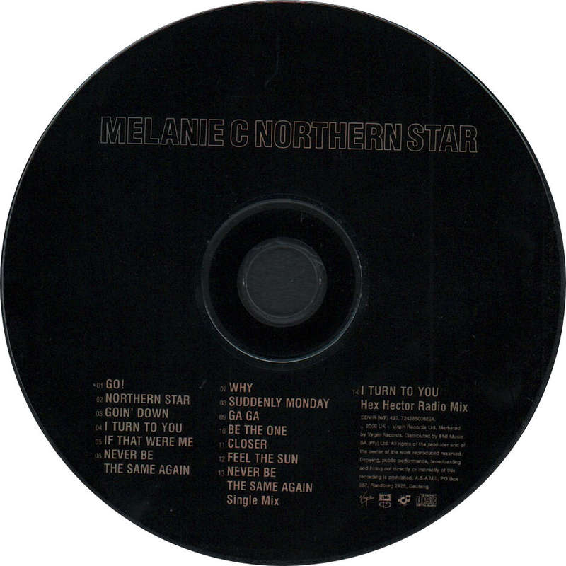 MELANIE C - Northern Star - South African CD - CDVIR(WF)493