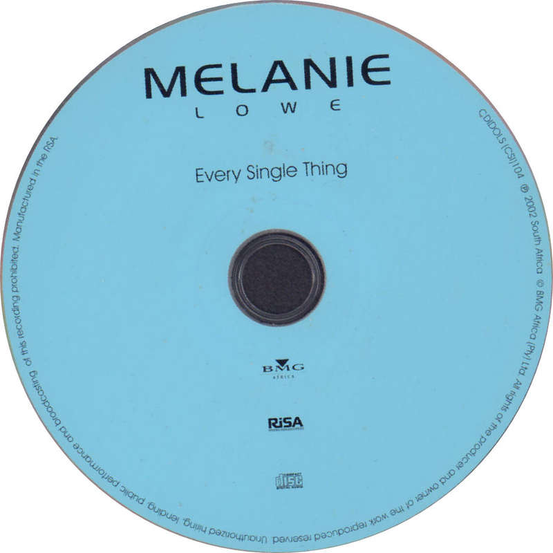 MELANIE LOWE - Every Single Thing - South African CD Single - CDIDOLS(CSI)104