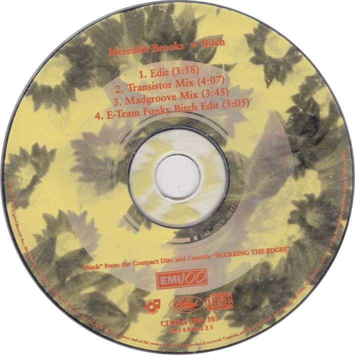 MEREDITH BROOKS - Bitch - South African CD Single - CDEMS(WS)107