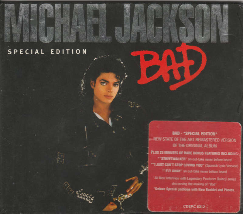 MICHAEL JACKSON - Bad - Special Edition - South African CD - CDEPC6312
