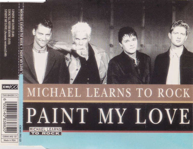 MICHAEL LEARNS TO ROCK - Paint My Love -  South African CD Single - CDEMS(WS)125