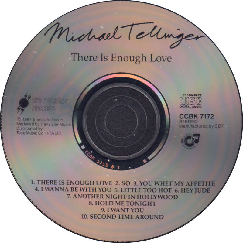 MICHAEL TELLINGER - There Is Enough Love - South African CD - CCBK7172