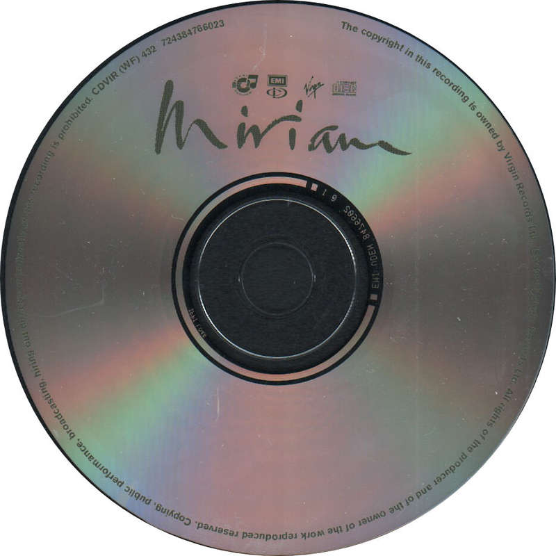 MIRIAM STOCKLEY - Miriam - South African CD - CDVIR(WF)432