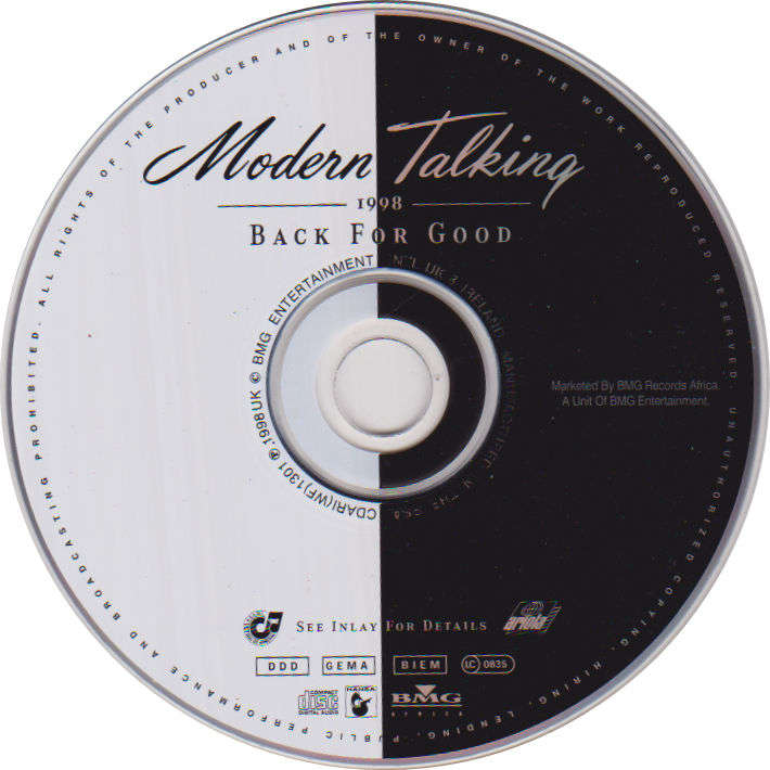 MODERN TALKING - Back For Good - South African CD - CDARI(WF)1301