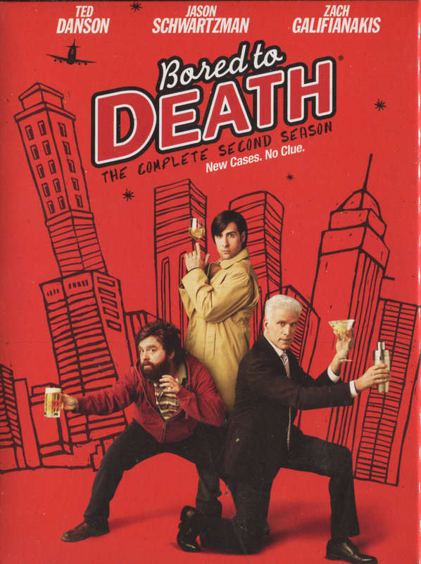BORED TO DEATH - Complete Second Season DVD Boxset - Ted Danson / Zach Galifianakis