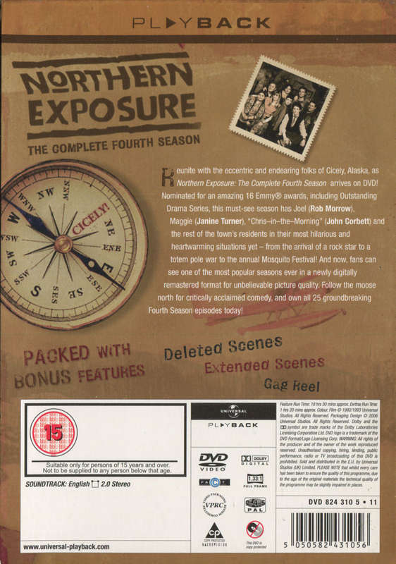 NORTHERN EXPOSURE Complete Fourth Season DVD Boxset - Rob Morrow / Janine Turner