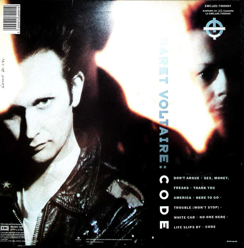 CABARET VOLTAIRE - Code - South African Vinyl Album - EMCJ(D)7469991