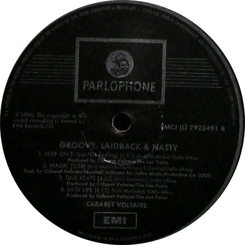 CABARET VOLTAIRE - Groovy, Laidback And Nasty - South African Vinyl Album - EMCJ(L)7922491