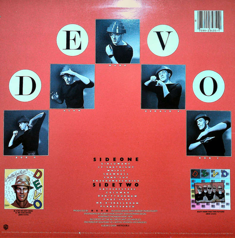 DEVO - Freedom of Choice - Import Vinyl Album - BSK3435