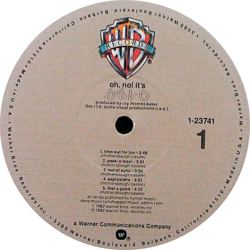 DEVO - Oh No It's Devo - Import Vinyl Album - 1-23741