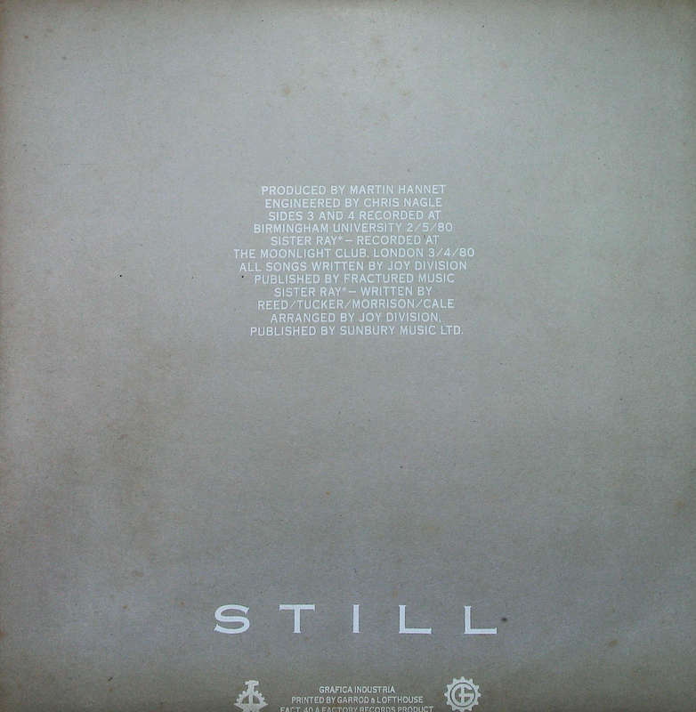 JOY DIVISION - Still - Import Double Vinyl Album - FAC40