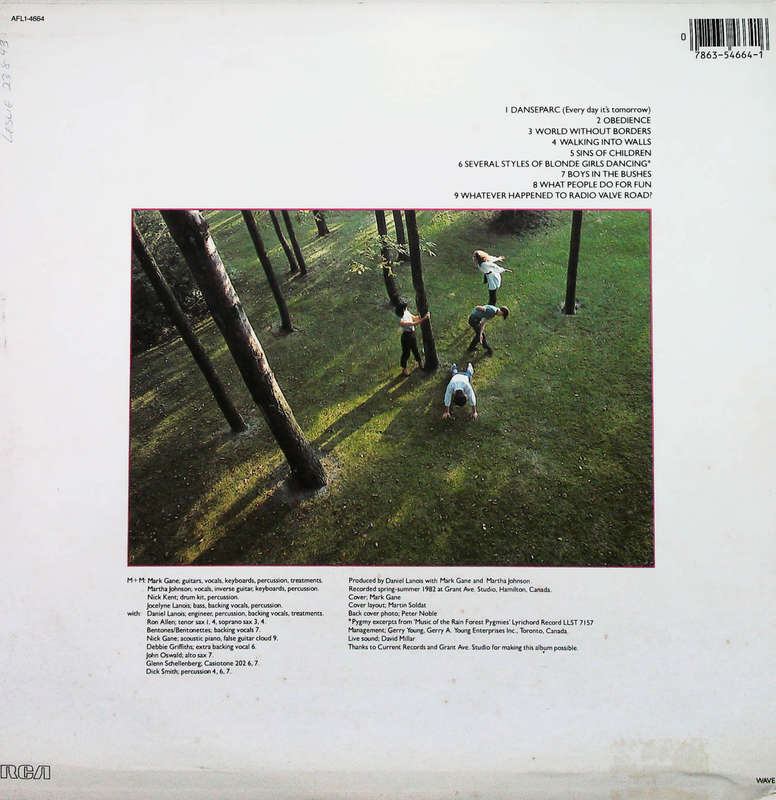 MARTHA AND THE MUFFINS - Danseparc - Import Vinyl Album - AFL1-4664