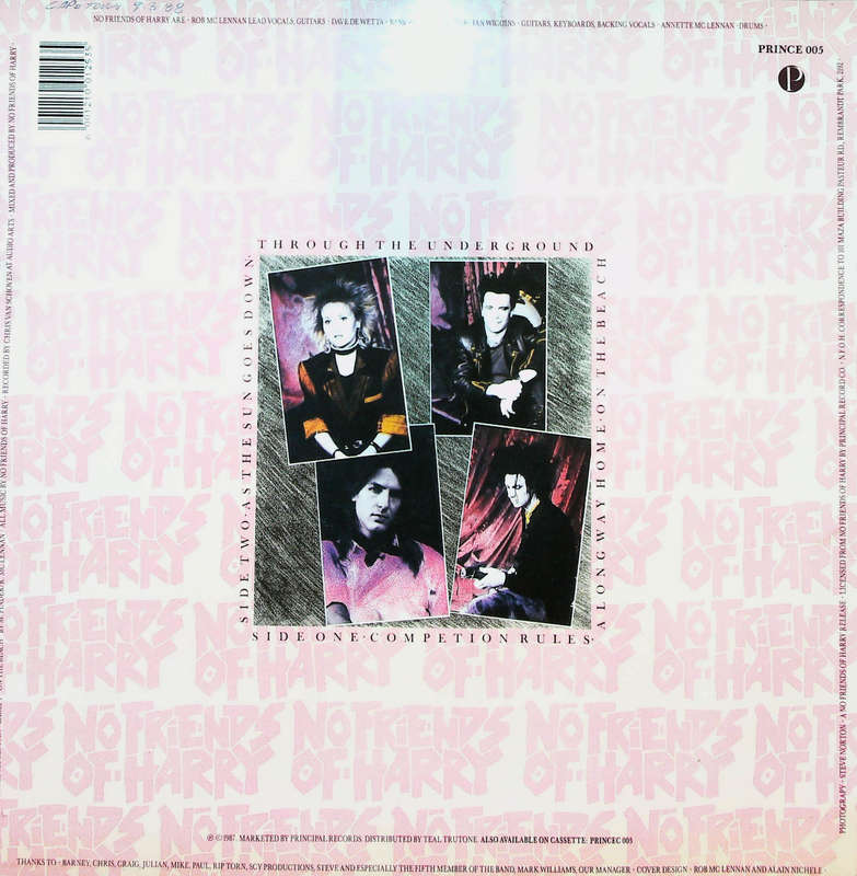 NO FRIENDS OF HARRY - One Came Running - South African Vinyl - PRINCE005