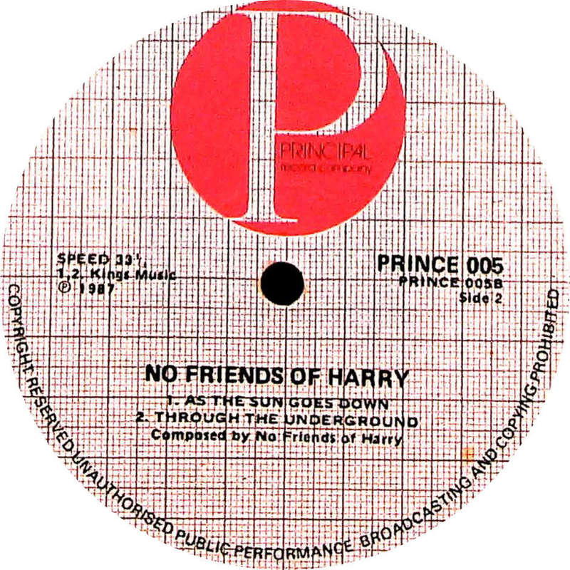 NO FRIENDS OF HARRY - One Came Running - South African Vinyl - PRINCE005