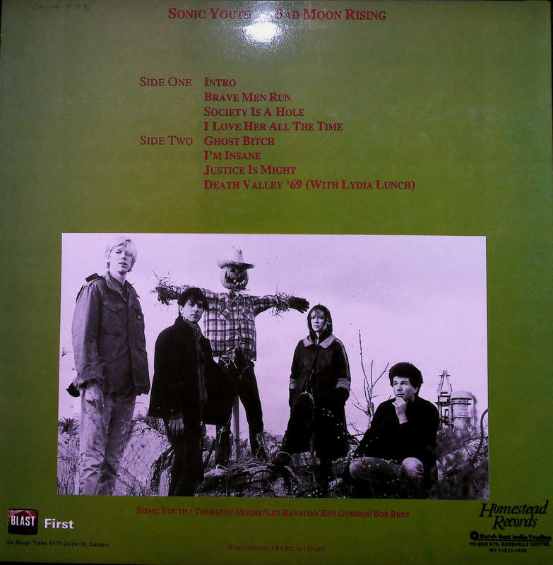SONIC YOUTH - Bad Moon Rising - Import Vinyl Album