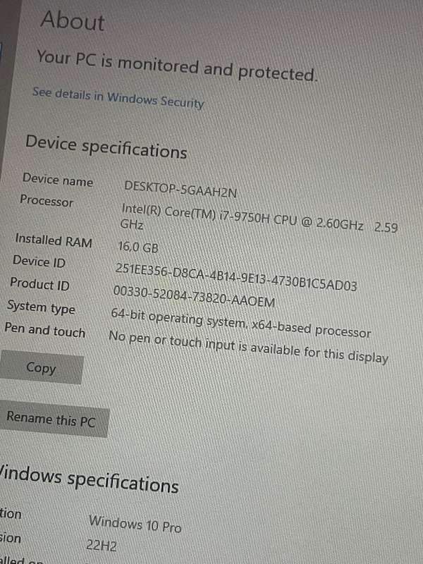 LENOVO LEGION Y540 | 9TH GEN CORE i7-9750H | 16GB RAM | 512GB SSD/1TB HDD | 6GB RTX 2060 | 17.3 FHD