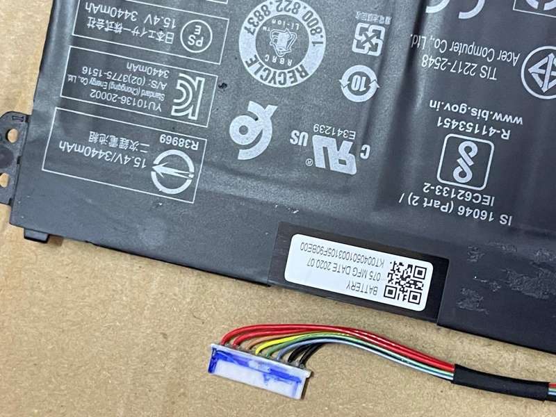 Acer AP19B5L Battery 15.4V 3550mAh/54.6Wh