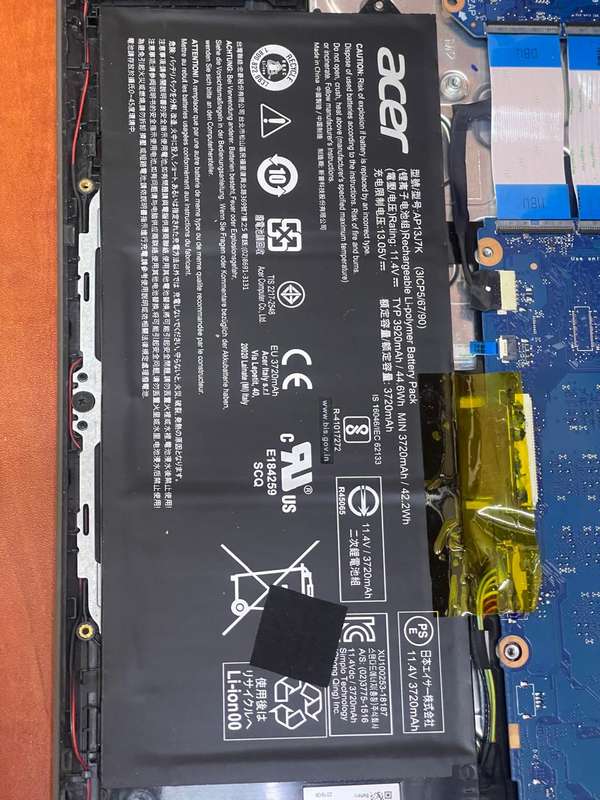Acer Chromebook C730 Battery AP13J7K 3ICP5(67/90), 11.4 V 3920mAh/42.2Wh