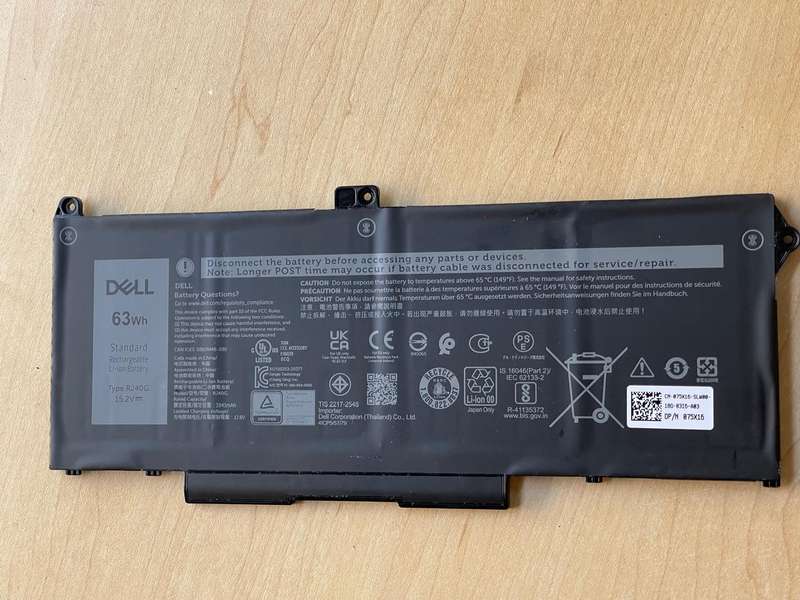 Dell Original Battery 4-cell 63Wh for Dell Latitude 5420 - Excellent