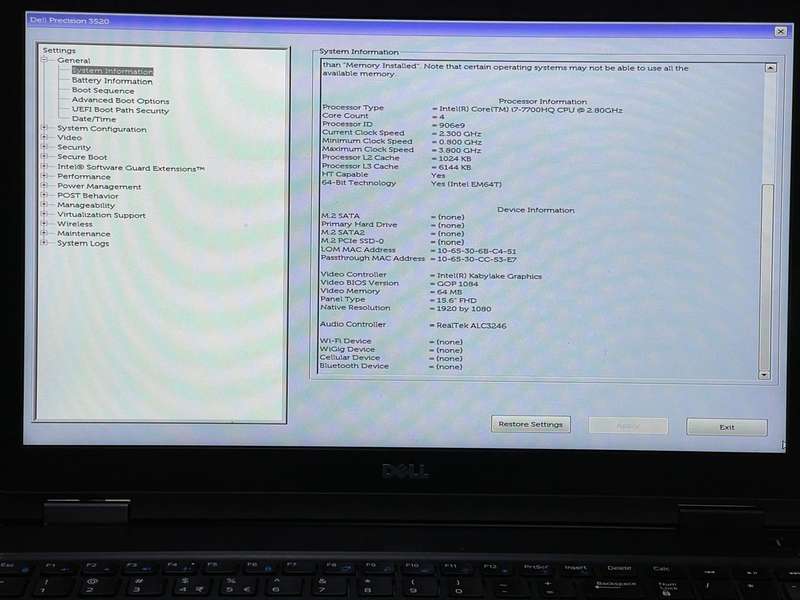 FULL HD (1920 x 1080) SCREEN FOR DELL PRECISION 3530/3520 | LATITUDE 5590/5580/5570/E5550